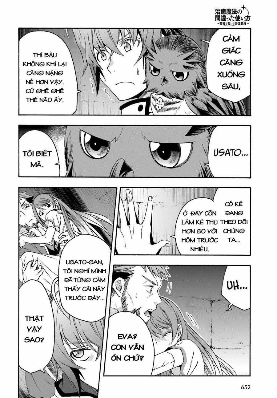 Chiyu Mahou no Machigatta Tsukaikata ~Senjou wo Kakeru Kaifuku Youin Chapter 58 trang 5