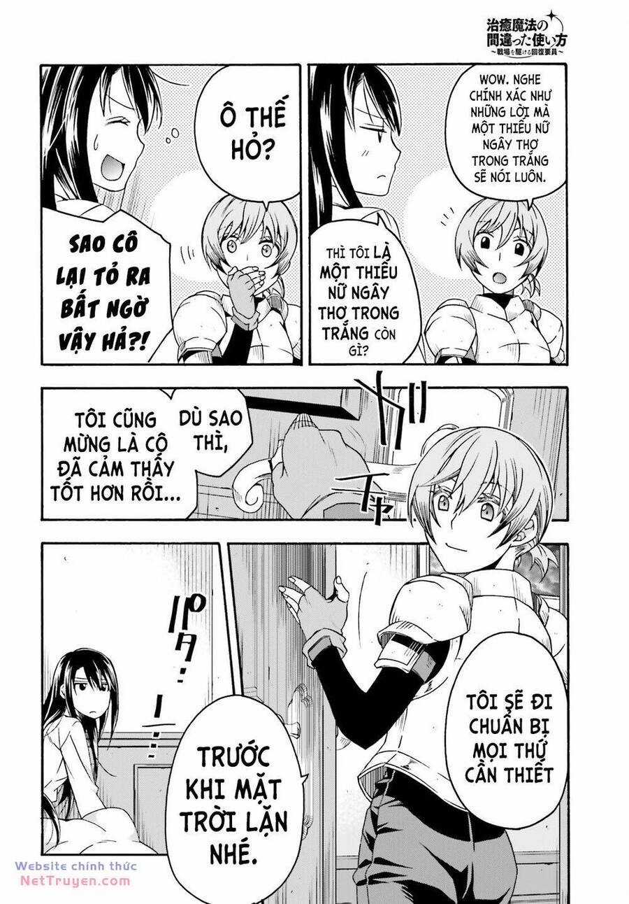 Chiyu Mahou no Machigatta Tsukaikata ~Senjou wo Kakeru Kaifuku Youin Chapter 61 trang 15