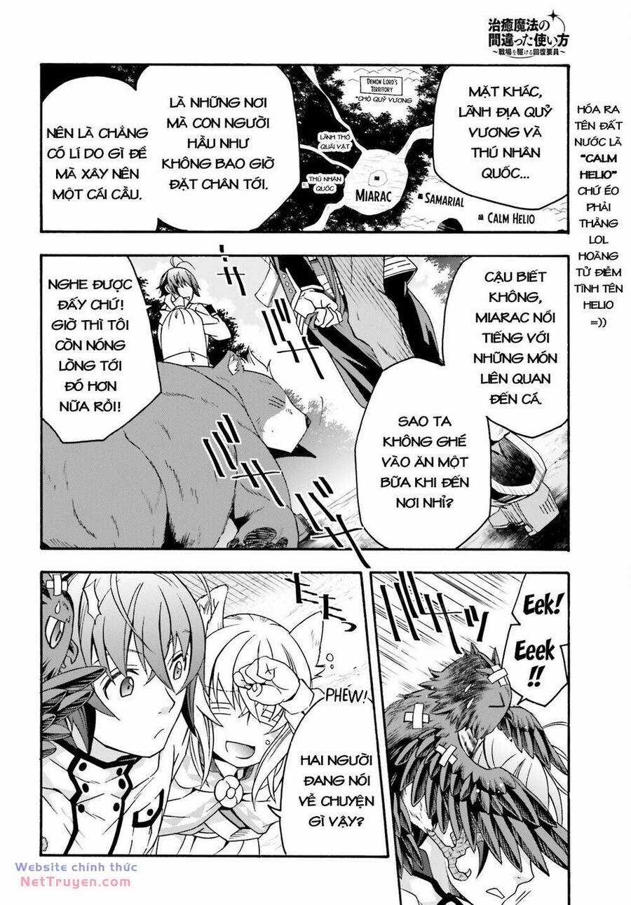 Chiyu Mahou no Machigatta Tsukaikata ~Senjou wo Kakeru Kaifuku Youin Chapter 61 trang 21