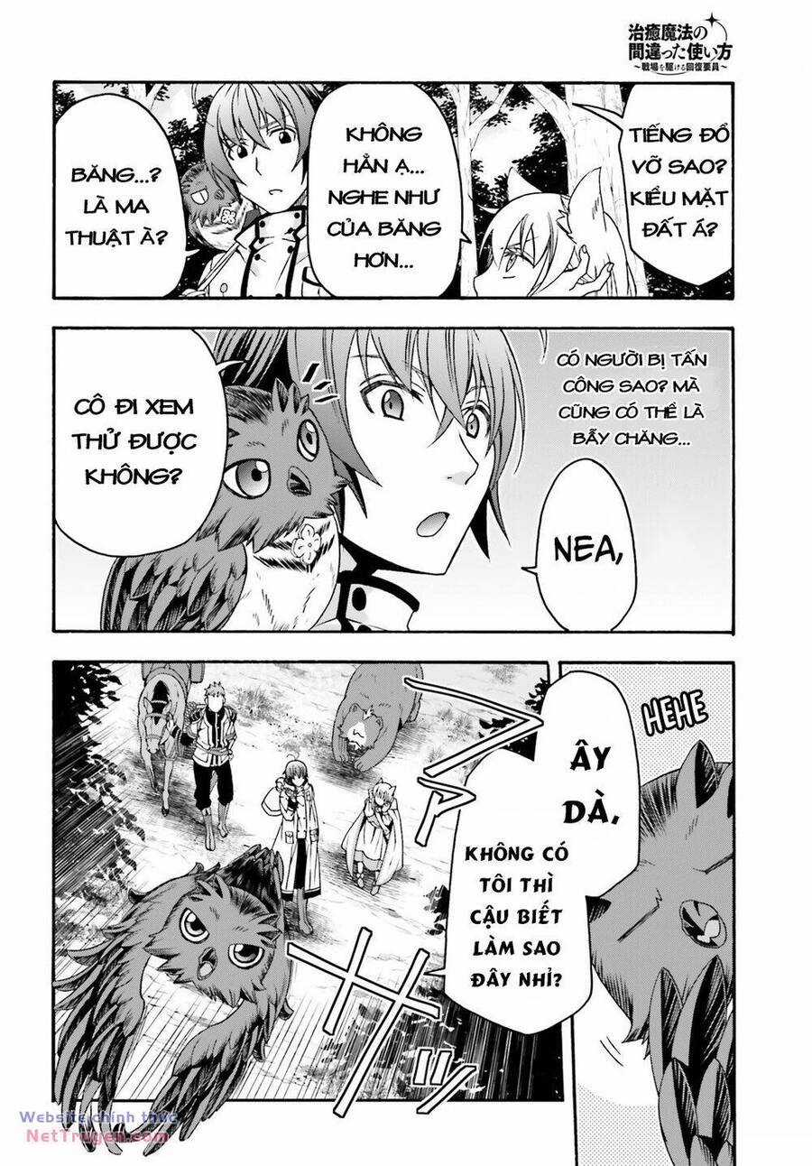 Chiyu Mahou no Machigatta Tsukaikata ~Senjou wo Kakeru Kaifuku Youin Chapter 61 trang 25