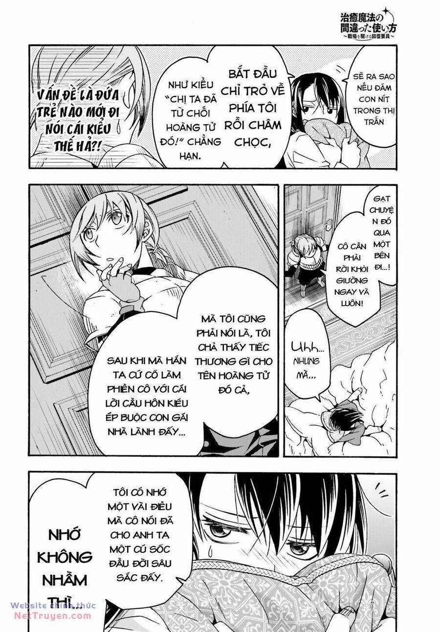 Chiyu Mahou no Machigatta Tsukaikata ~Senjou wo Kakeru Kaifuku Youin Chapter 61 trang 9