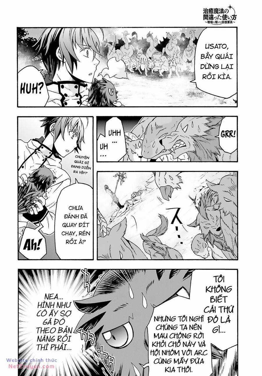 Chiyu Mahou no Machigatta Tsukaikata ~Senjou wo Kakeru Kaifuku Youin Chapter 62 trang 16