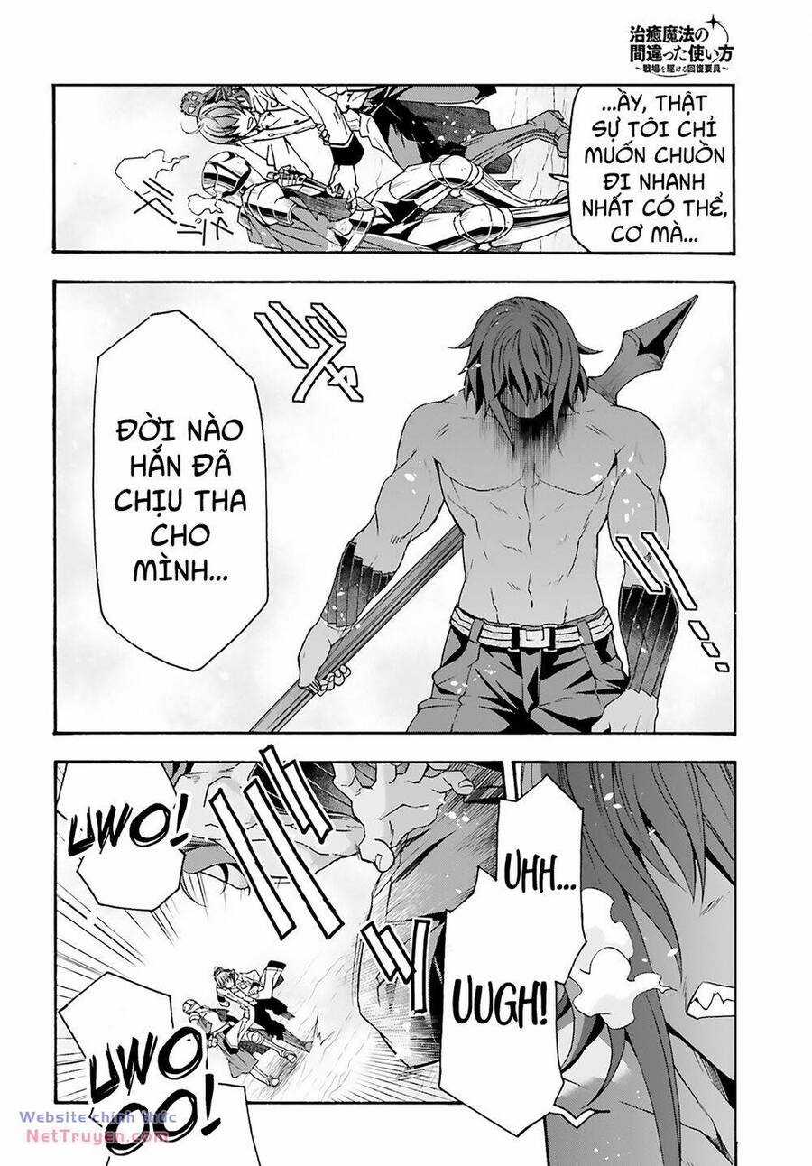 Chiyu Mahou no Machigatta Tsukaikata ~Senjou wo Kakeru Kaifuku Youin Chapter 62 trang 32