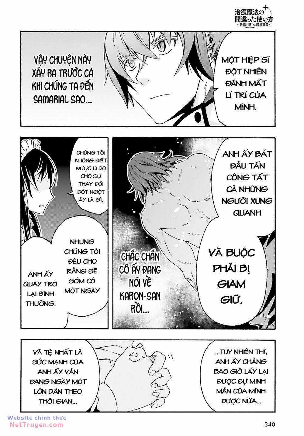 Chiyu Mahou no Machigatta Tsukaikata ~Senjou wo Kakeru Kaifuku Youin Chapter 63 trang 18