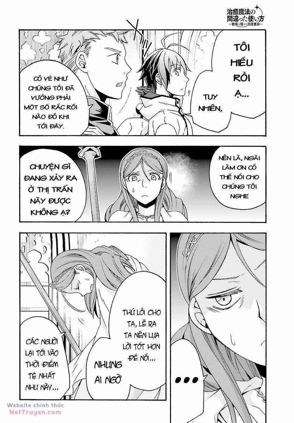 Chiyu Mahou no Machigatta Tsukaikata ~Senjou wo Kakeru Kaifuku Youin Chapter 63 trang 22