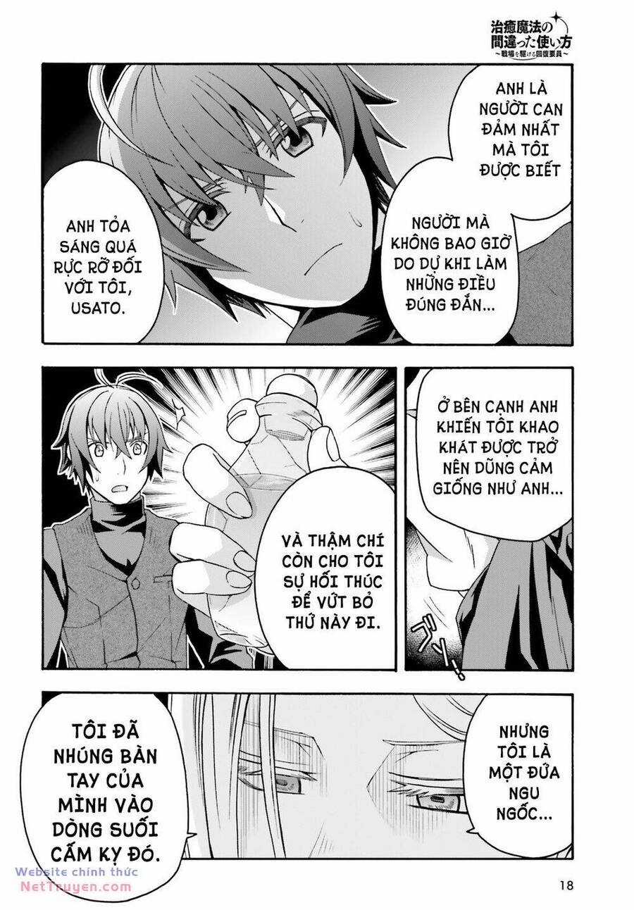 Chiyu Mahou no Machigatta Tsukaikata ~Senjou wo Kakeru Kaifuku Youin Chapter 70 trang 12