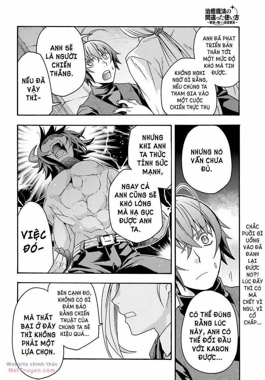 Chiyu Mahou no Machigatta Tsukaikata ~Senjou wo Kakeru Kaifuku Youin Chapter 70 trang 14