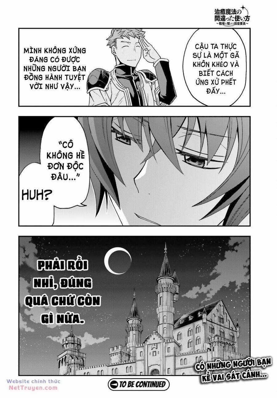Chiyu Mahou no Machigatta Tsukaikata ~Senjou wo Kakeru Kaifuku Youin Chapter 70 trang 32