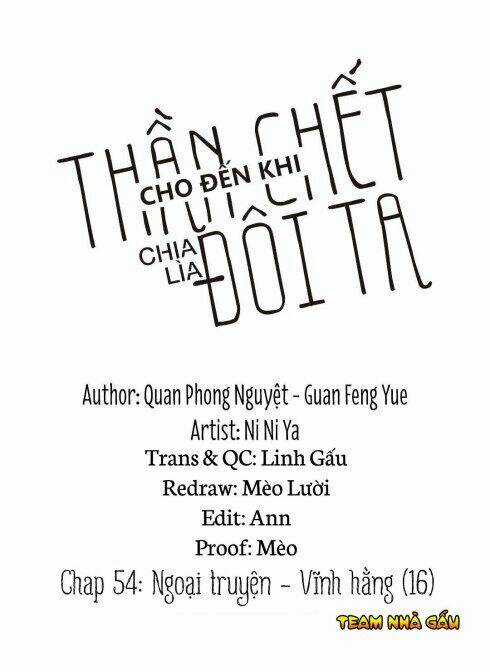 Cho Đến Khi Thần Chết Chia Lìa Đôi Ta Chapter 54 trang 0