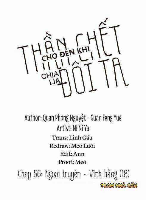 Cho Đến Khi Thần Chết Chia Lìa Đôi Ta Chapter 56 trang 0