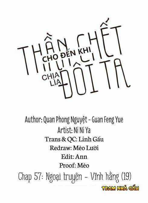 Cho Đến Khi Thần Chết Chia Lìa Đôi Ta Chapter 57 trang 0