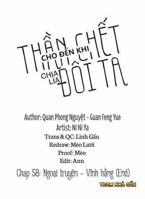 Cho Đến Khi Thần Chết Chia Lìa Đôi Ta Chapter 58 trang 0