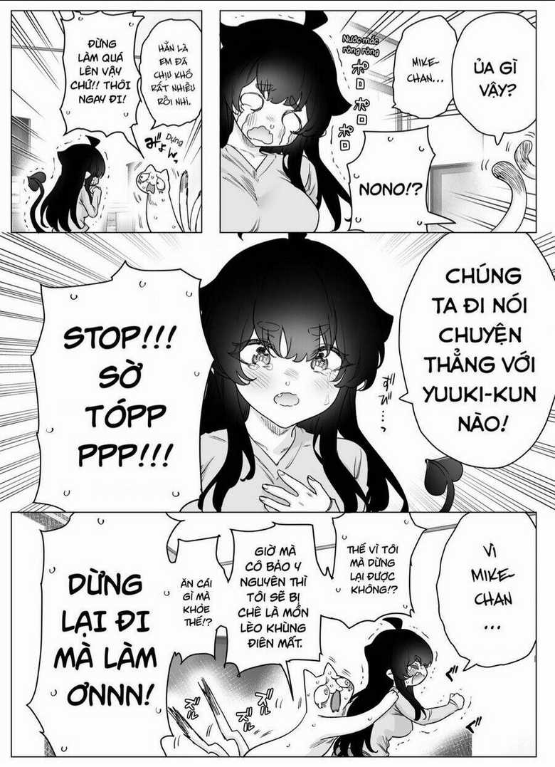 Cho dù cổ không ăn lại nữ chính, nhưng Bakeneko-chan vẫn sẽ cố gắng Chapter 11 trang 3