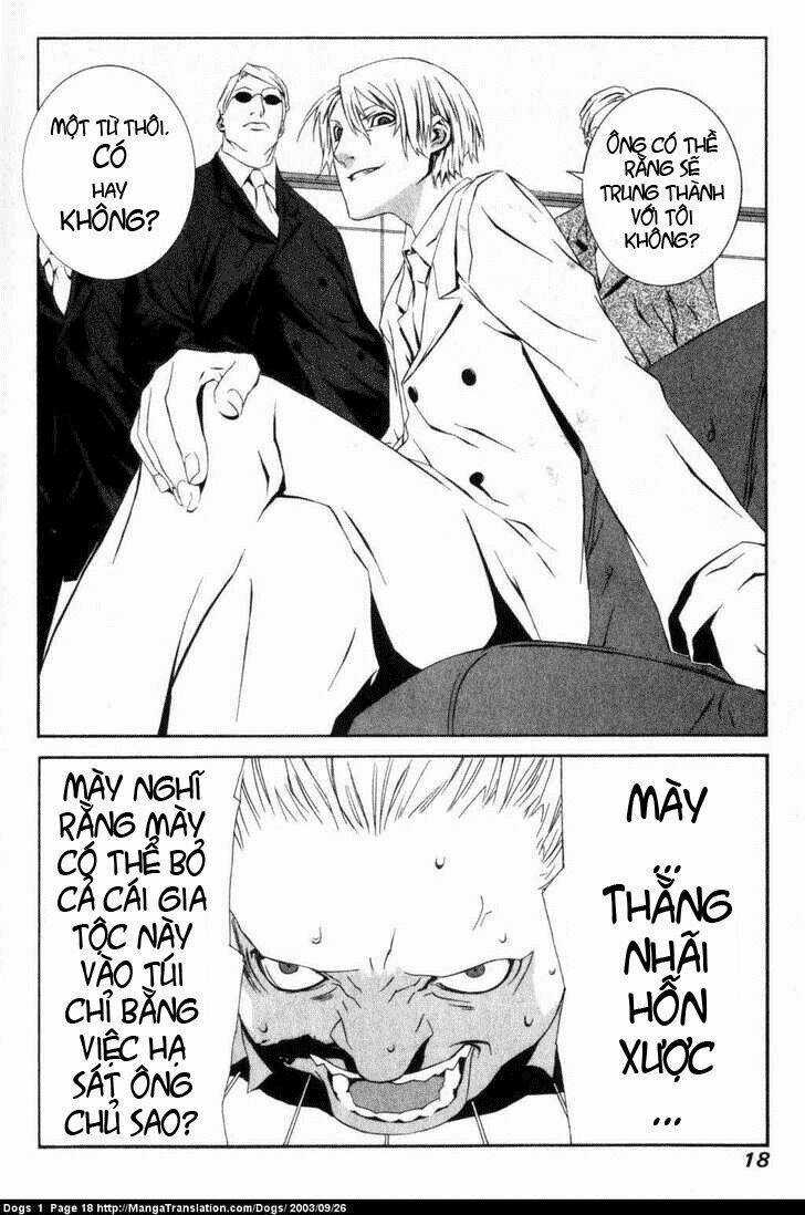 "Chó hoang" tại Thế Giới Ngầm Chapter 1 trang 13