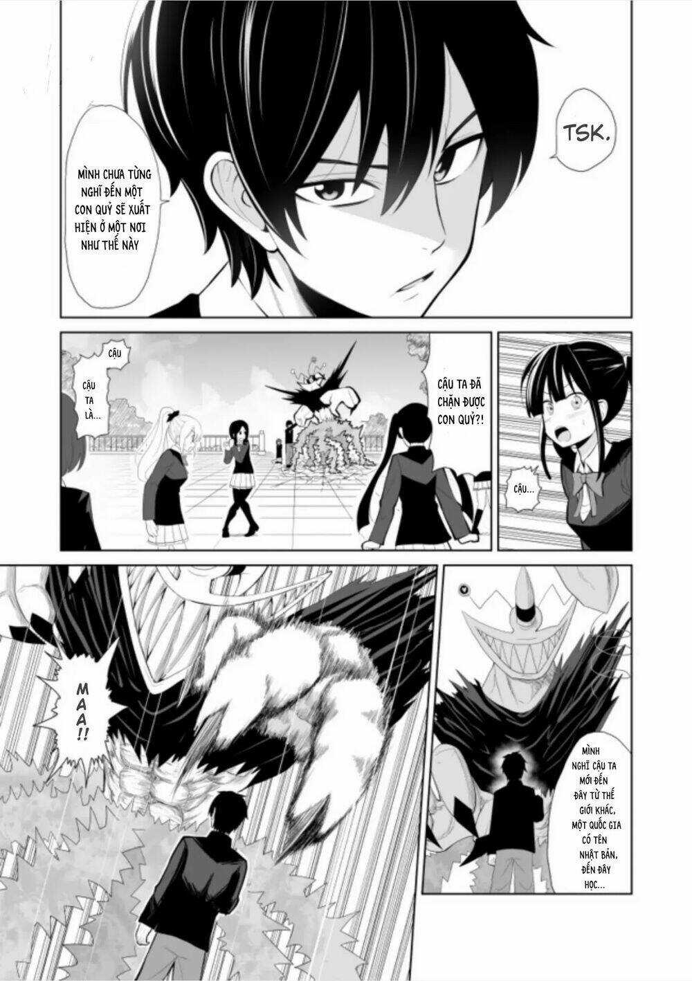 Chou Onna Kirai Na Ore Ga Isekai No Joshi-Ko Ni Ryugaku Suru Koto Ni Natta Chapter 1 trang 3