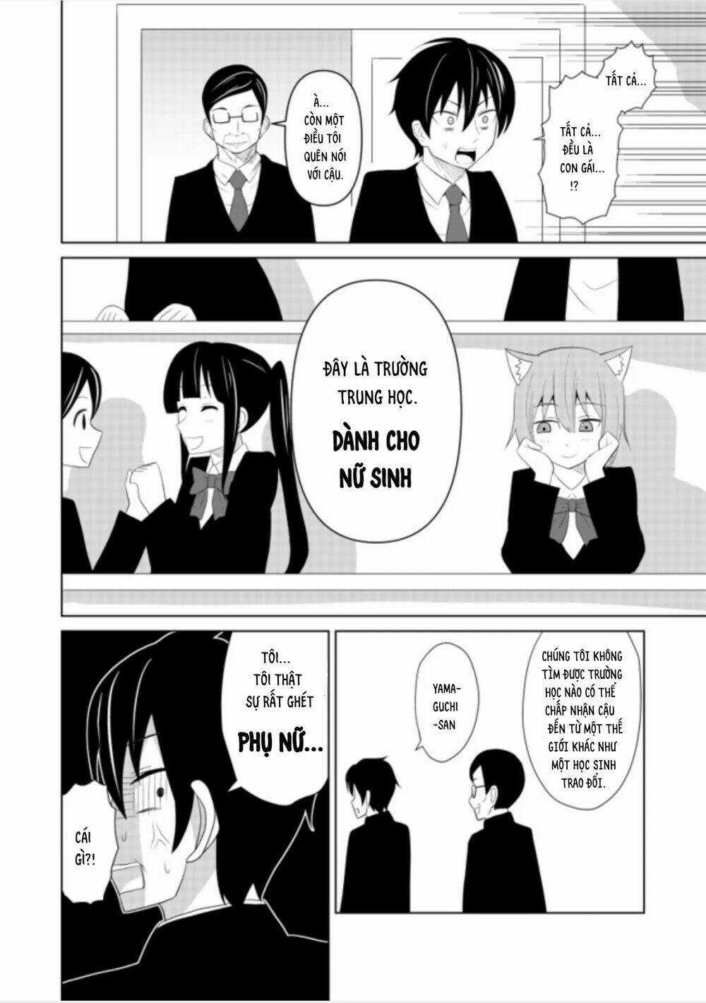 Chou Onna Kirai Na Ore Ga Isekai No Joshi-Ko Ni Ryugaku Suru Koto Ni Natta Chapter 2 trang 7