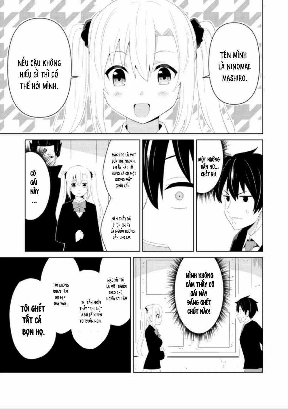 Chou Onna Kirai Na Ore Ga Isekai No Joshi-Ko Ni Ryugaku Suru Koto Ni Natta Chapter 3 trang 4