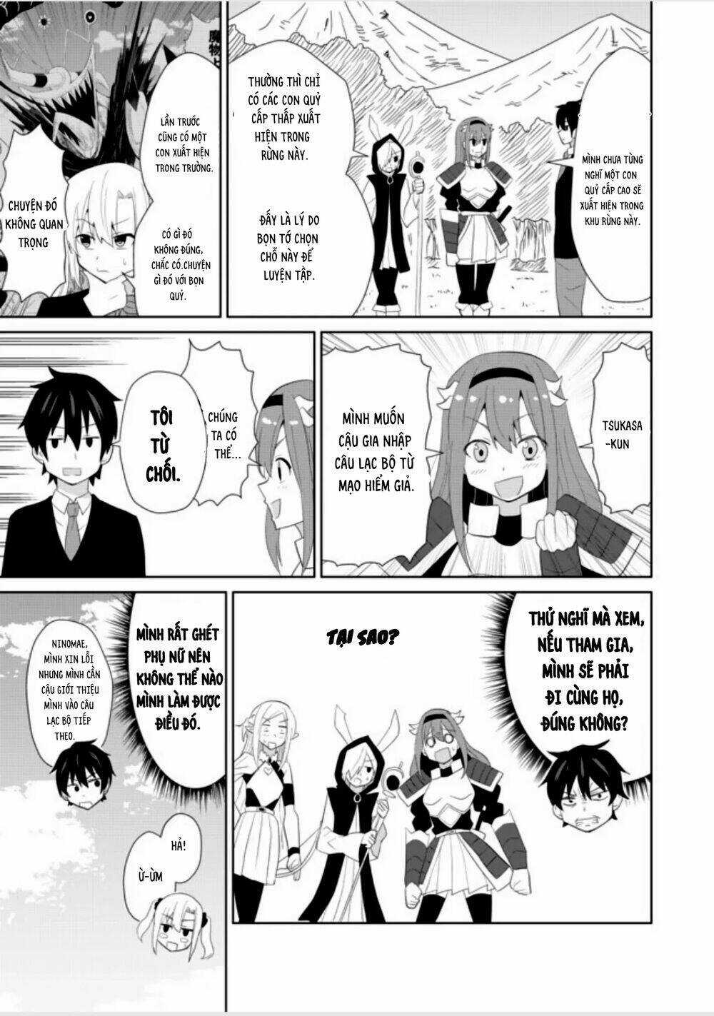 Chou Onna Kirai Na Ore Ga Isekai No Joshi-Ko Ni Ryugaku Suru Koto Ni Natta Chapter 5 trang 4