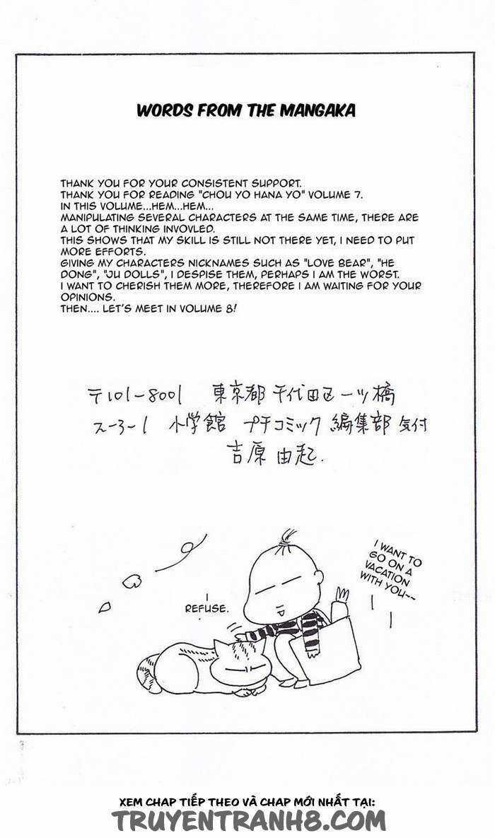 Chou Yo Hana Yo Chapter 35 trang 38