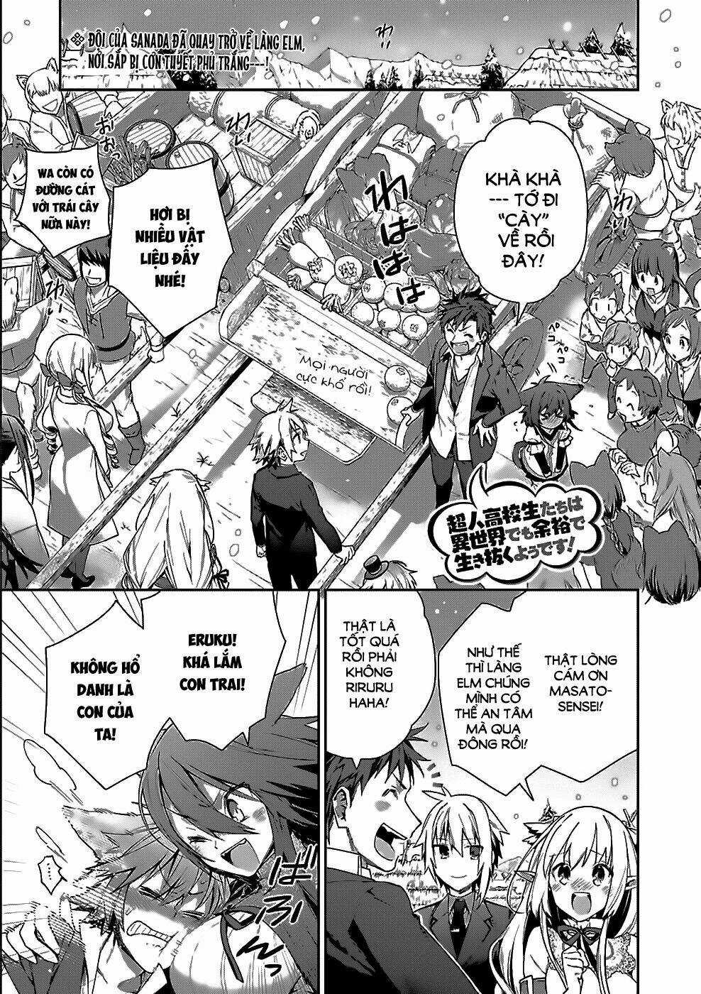 Choujin Koukousei-Tachi Wa Isekai Demo Yoyuu De Ikinuku You Desu Chapter 10 trang 1