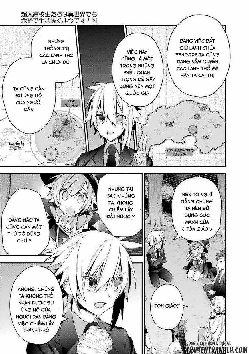 Choujin Koukousei-Tachi Wa Isekai Demo Yoyuu De Ikinuku You Desu Chapter 18 trang 8