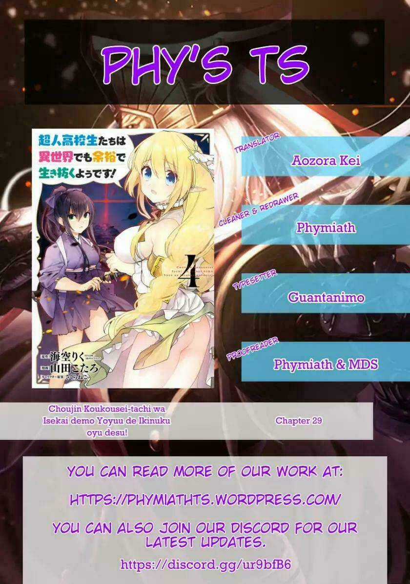 Choujin Koukousei-Tachi Wa Isekai Demo Yoyuu De Ikinuku You Desu Chapter 29 trang 24