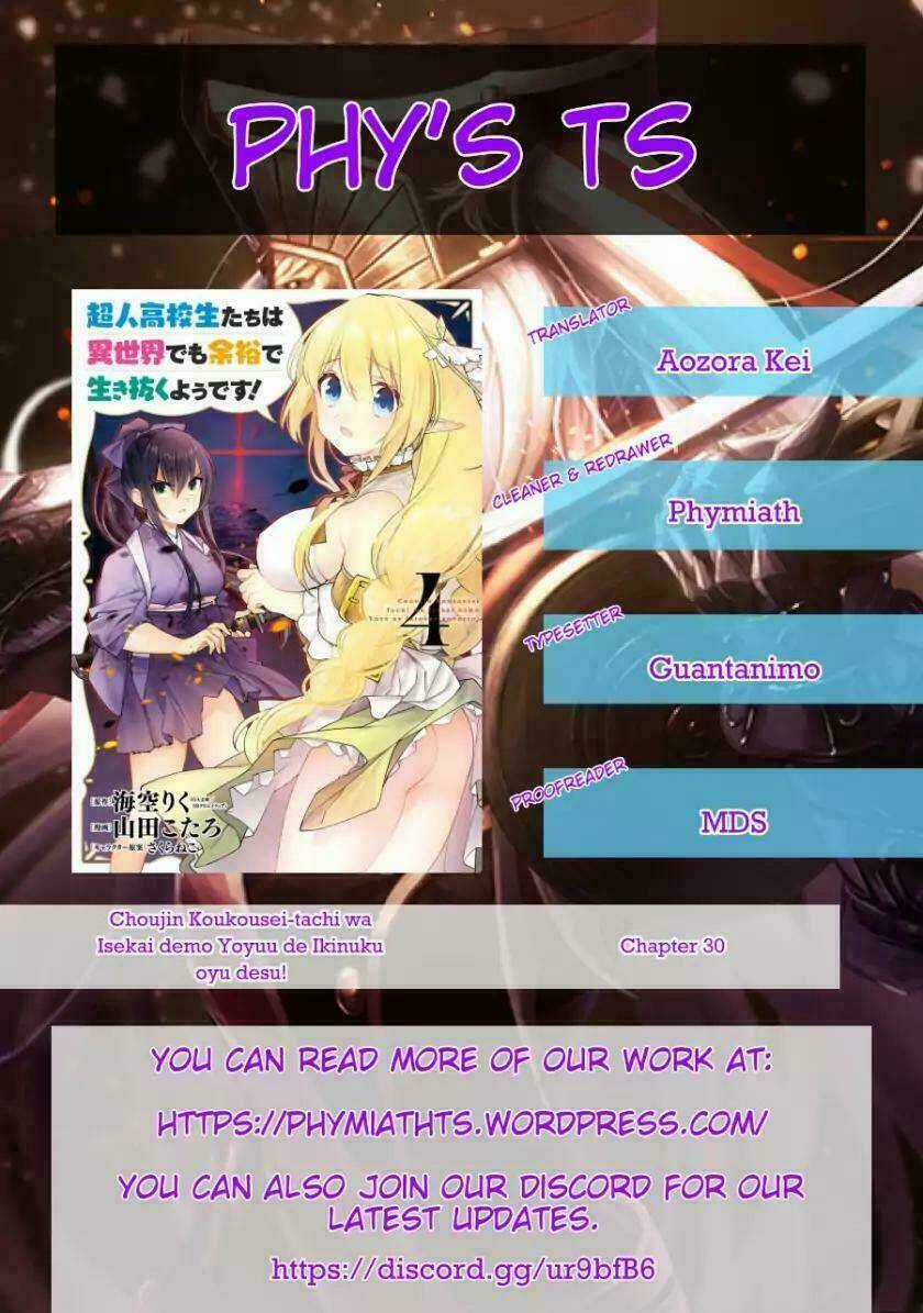 Choujin Koukousei-Tachi Wa Isekai Demo Yoyuu De Ikinuku You Desu Chapter 30 trang 22