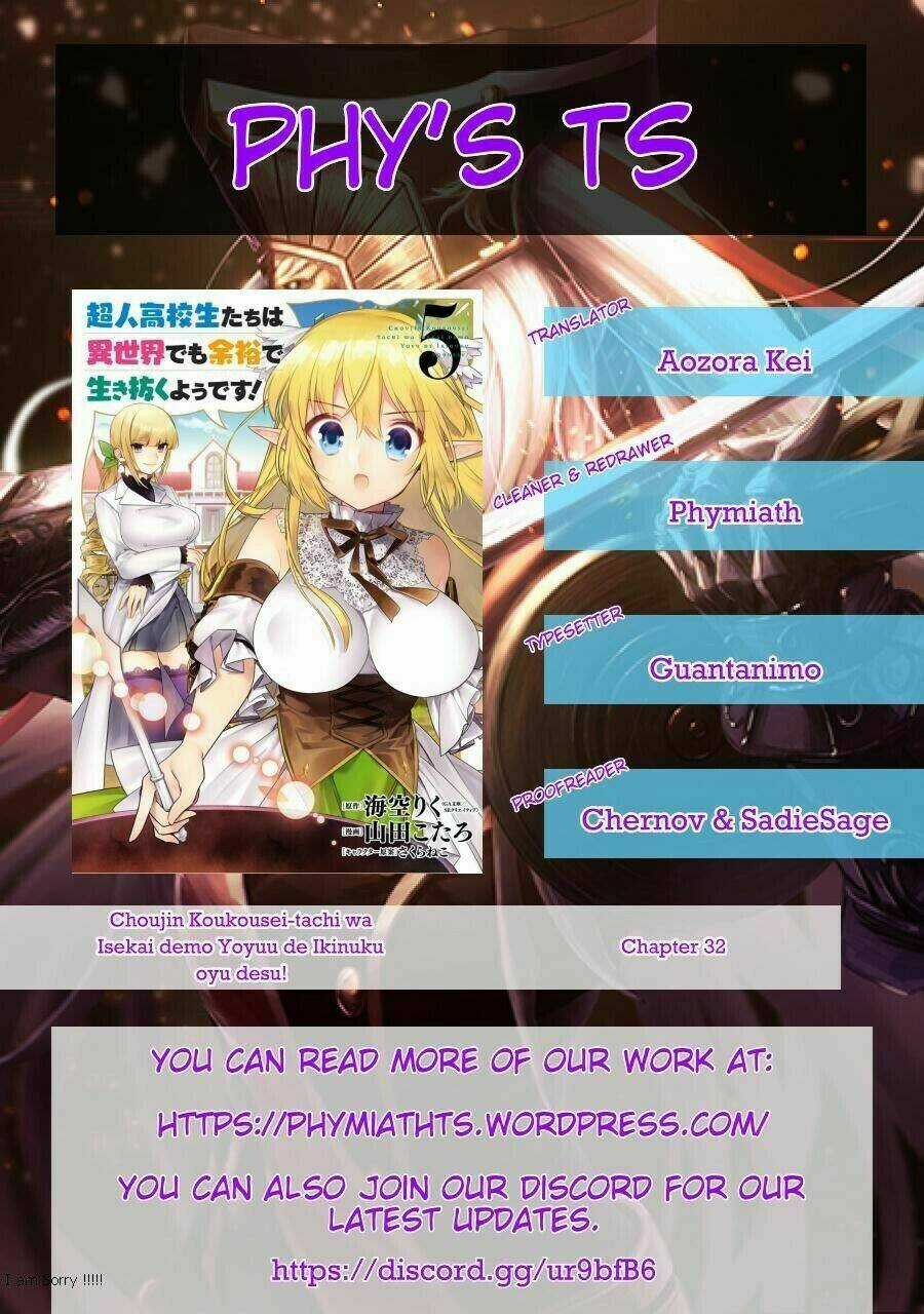 Choujin Koukousei-Tachi Wa Isekai Demo Yoyuu De Ikinuku You Desu Chapter 32 trang 24