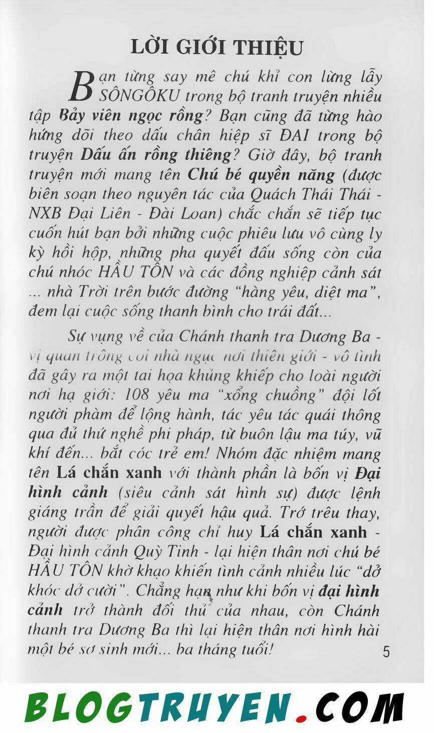 Chú Bé Quyền Năng Chapter 1 trang 5