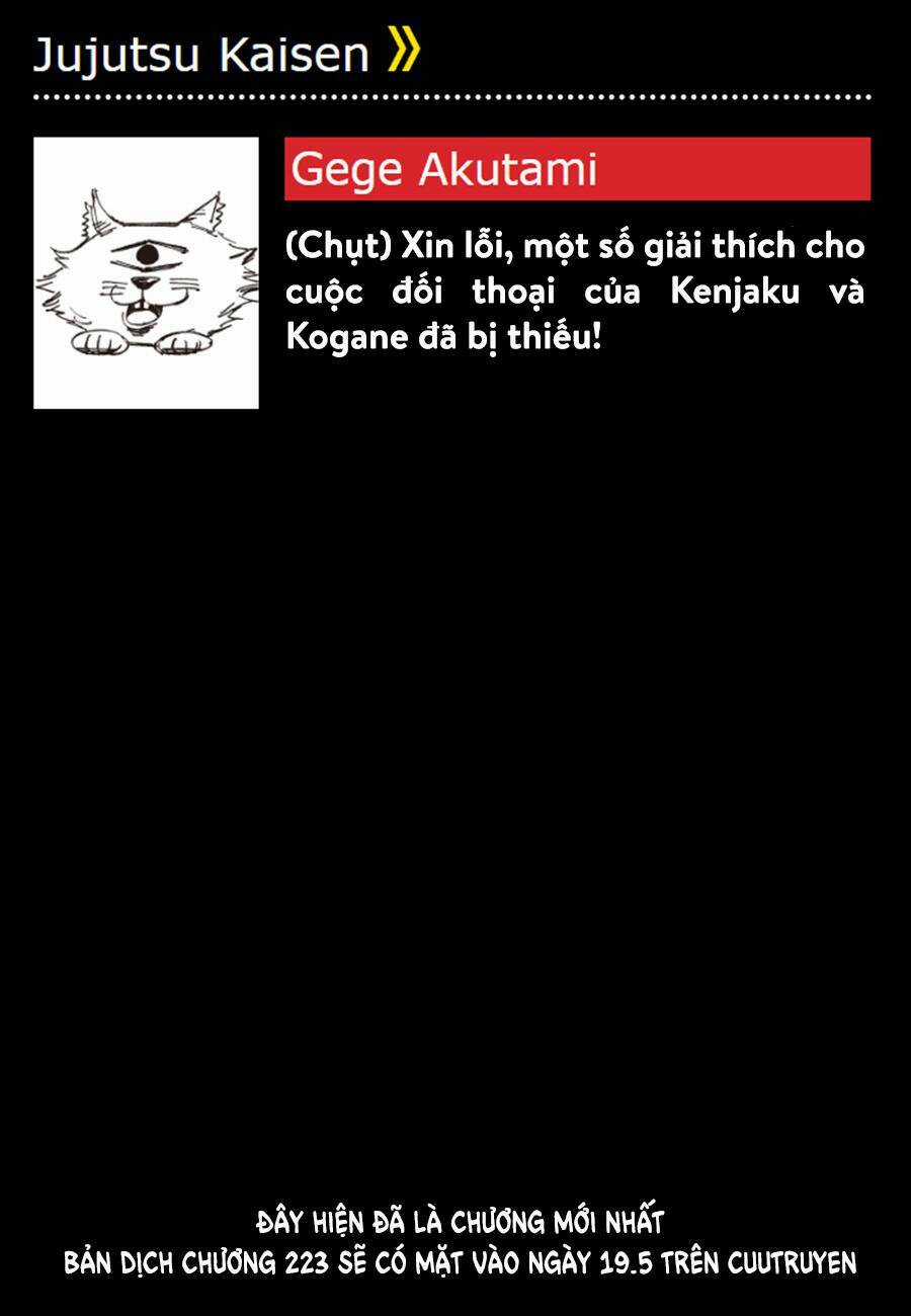 Chú Thuật Hồi Chiến Chapter 222 trang 21