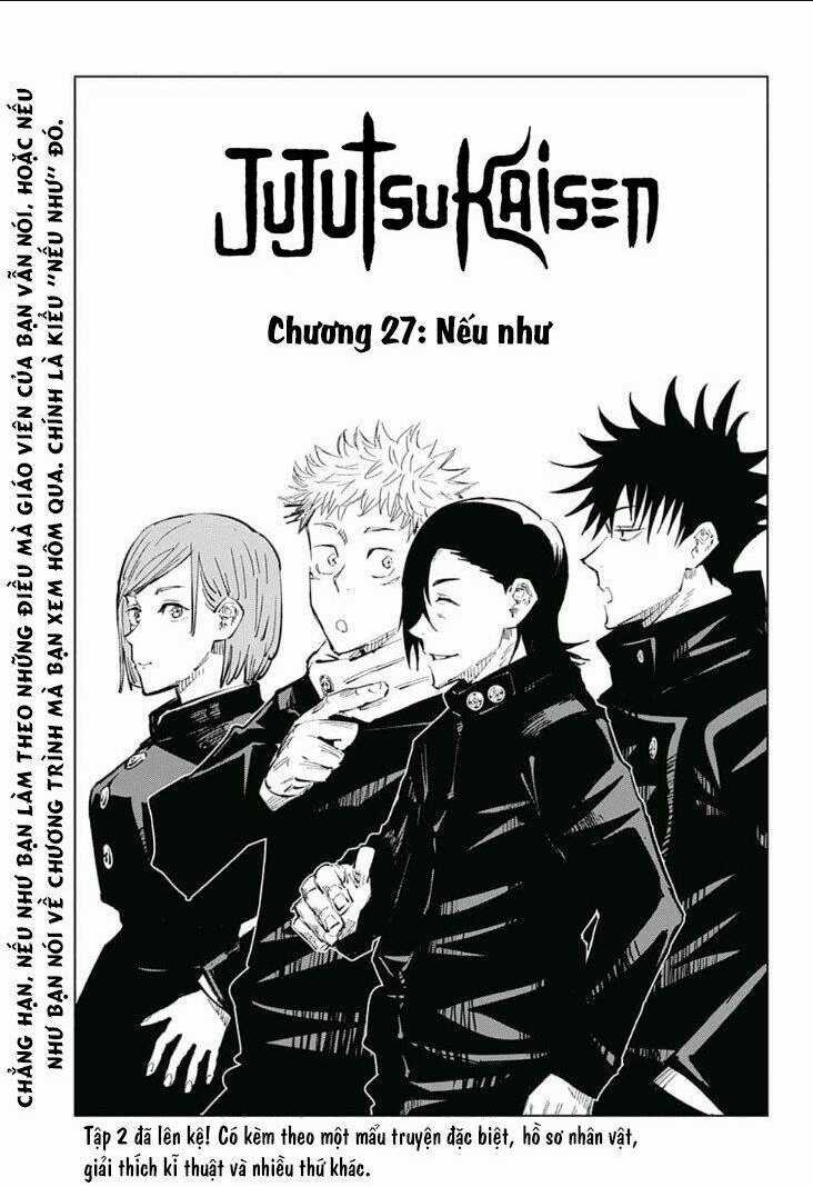 Chú Thuật Hồi Chiến Chapter 27 trang 2