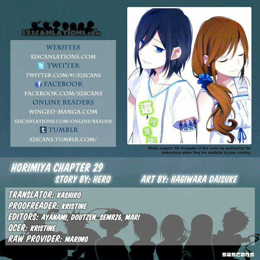 Chuyện Của Hori Và Miyamura Chapter 29 trang 1