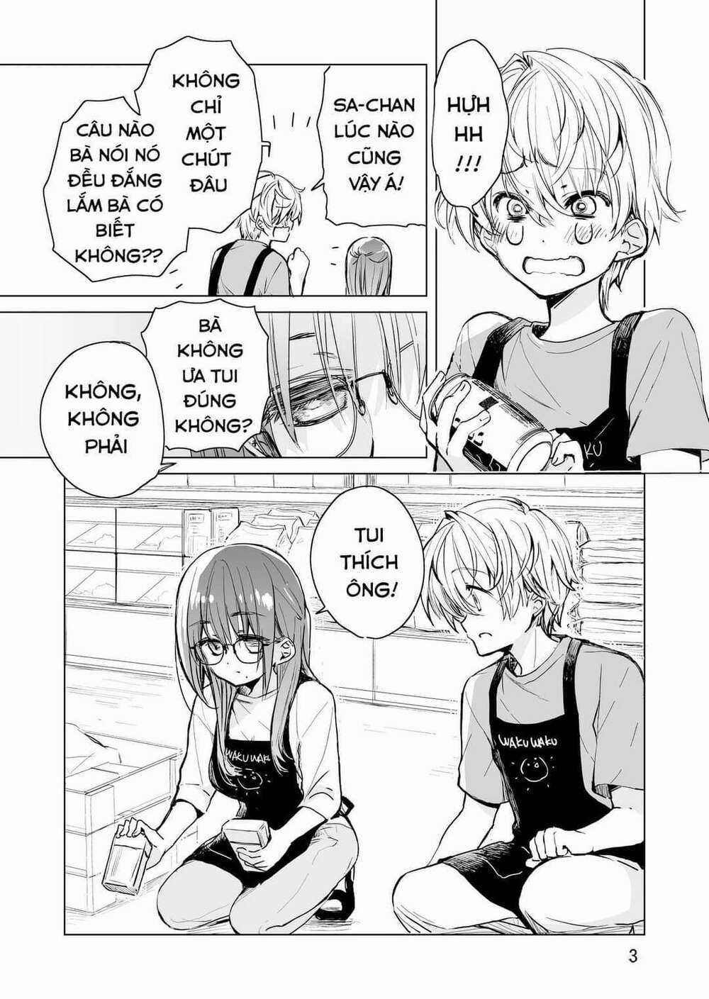 Chuyện Đời Thường Của Nhân Viên Hiệu Thuốc, Sa-Chan Chapter 1 trang 3