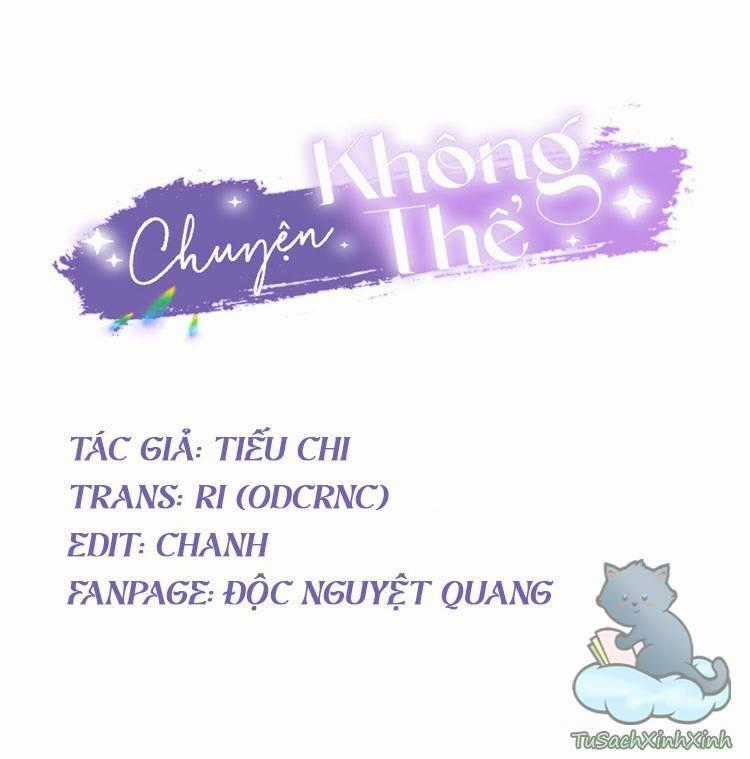 Chuyện Không Thể Chapter 3 trang 1