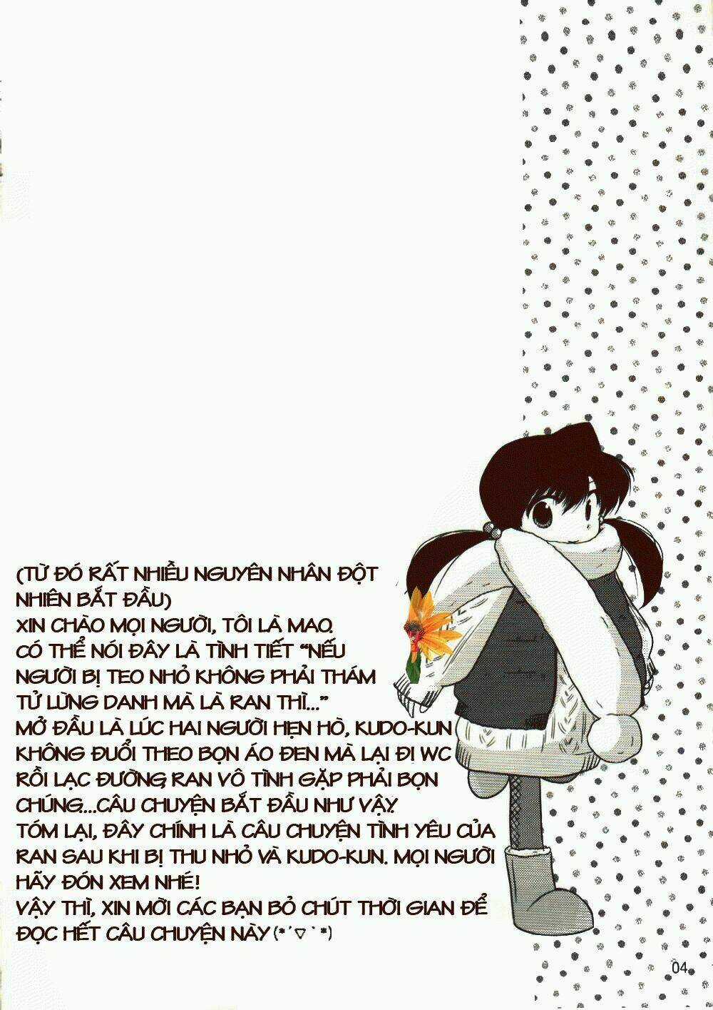 Chuyện ngắn về Shinichi và Ran tại công viên giải trí Chapter 1 trang 2