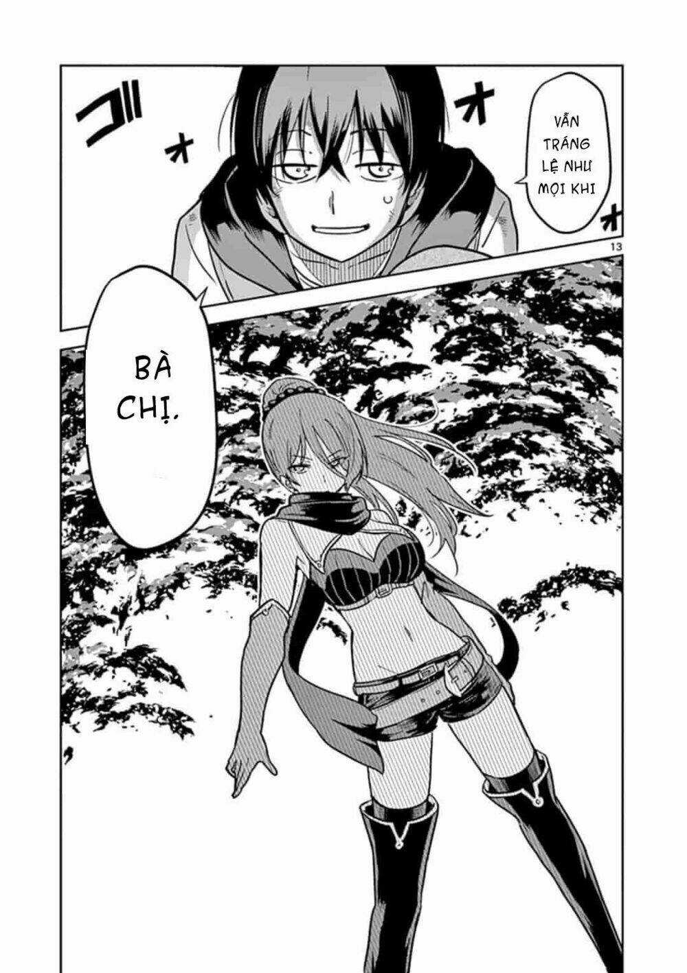 Chuyển Sinh Cùng Bà Chị Đấm Phát Chết Luôn Chapter 1 trang 13