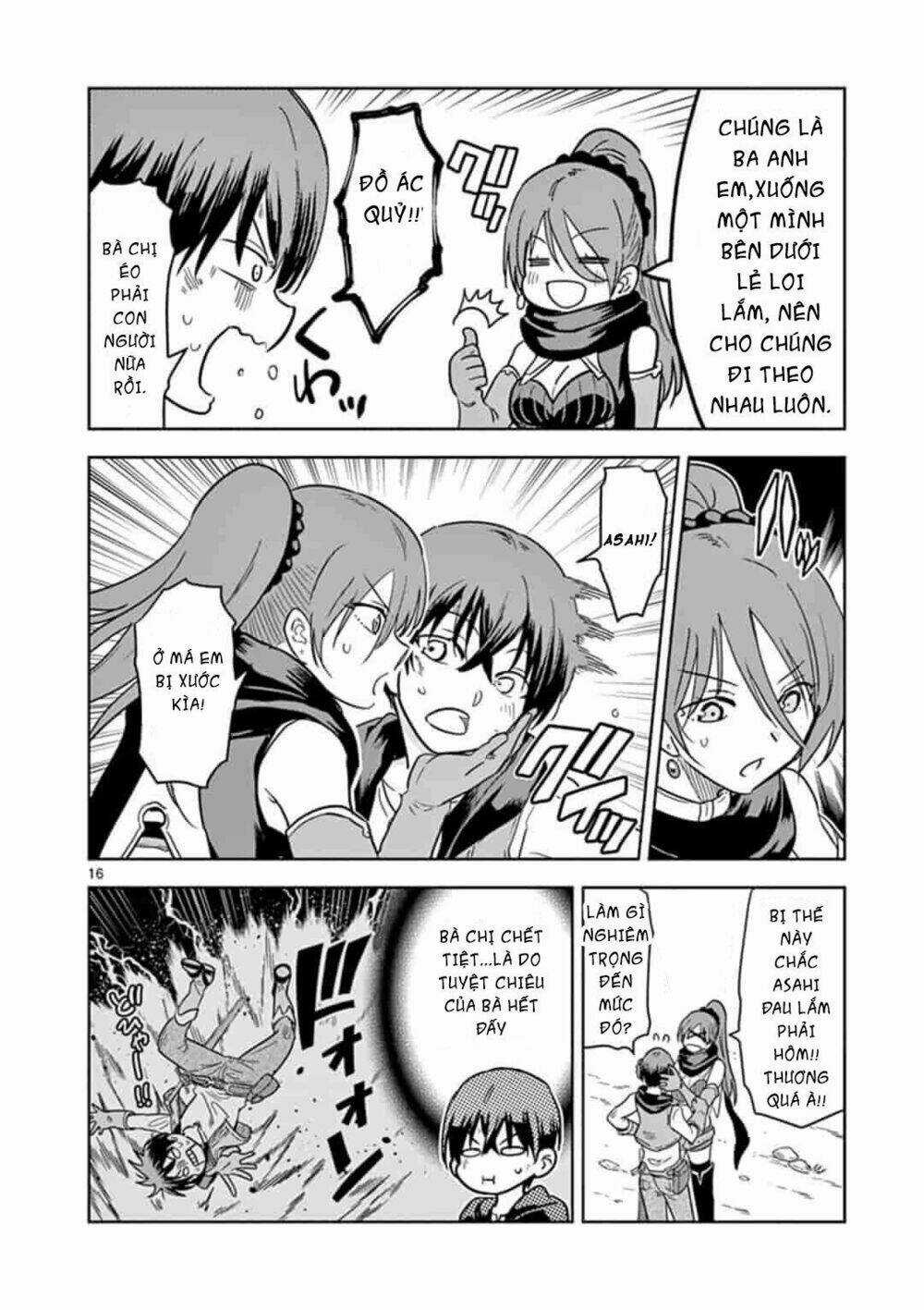 Chuyển Sinh Cùng Bà Chị Đấm Phát Chết Luôn Chapter 1 trang 16