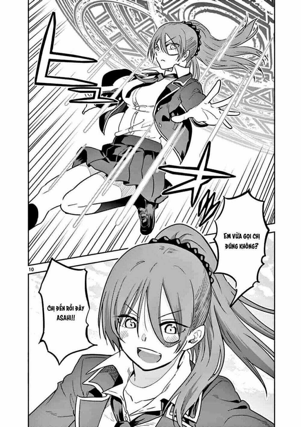 Chuyển Sinh Cùng Bà Chị Đấm Phát Chết Luôn Chapter 2 trang 10