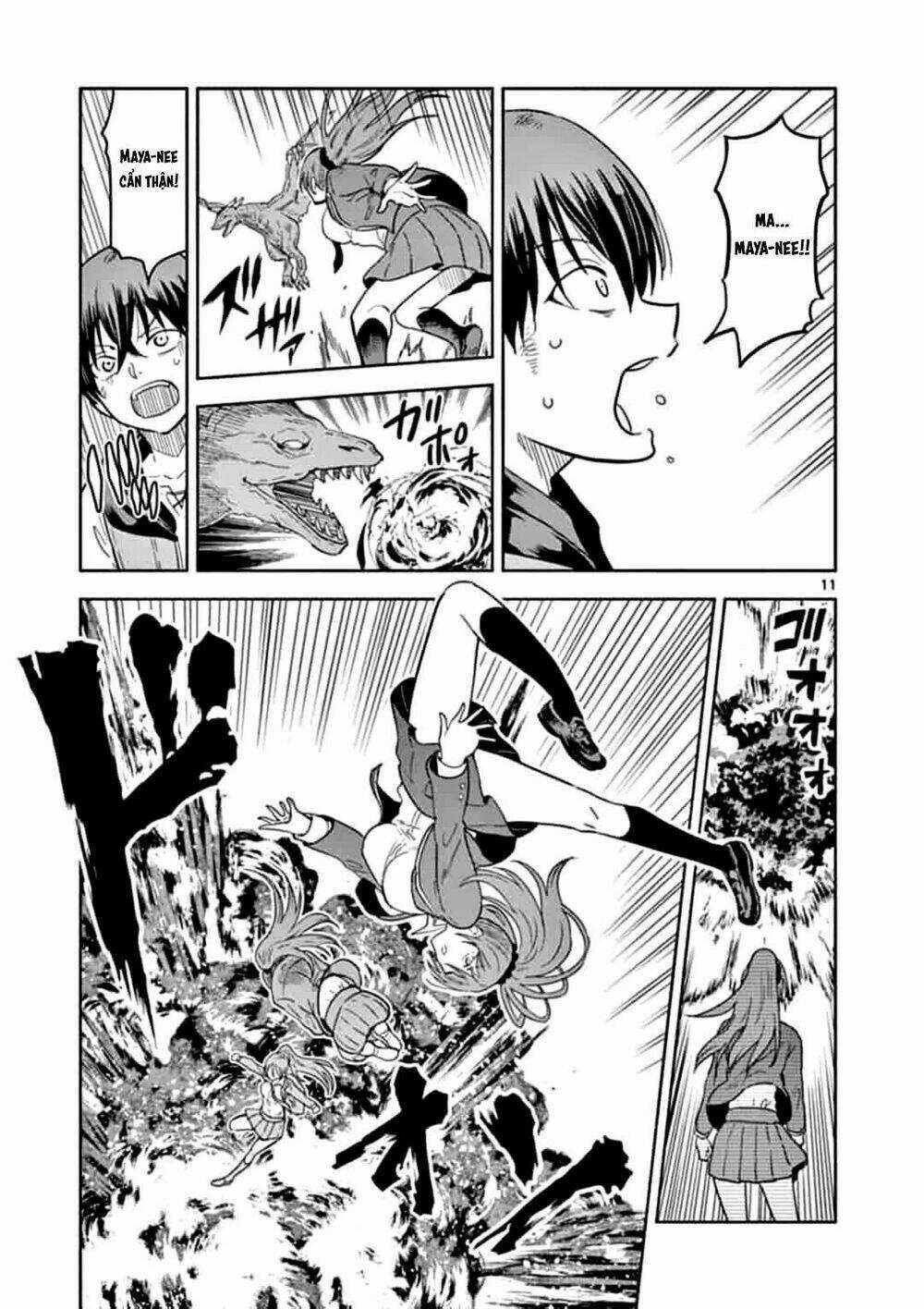 Chuyển Sinh Cùng Bà Chị Đấm Phát Chết Luôn Chapter 2 trang 11