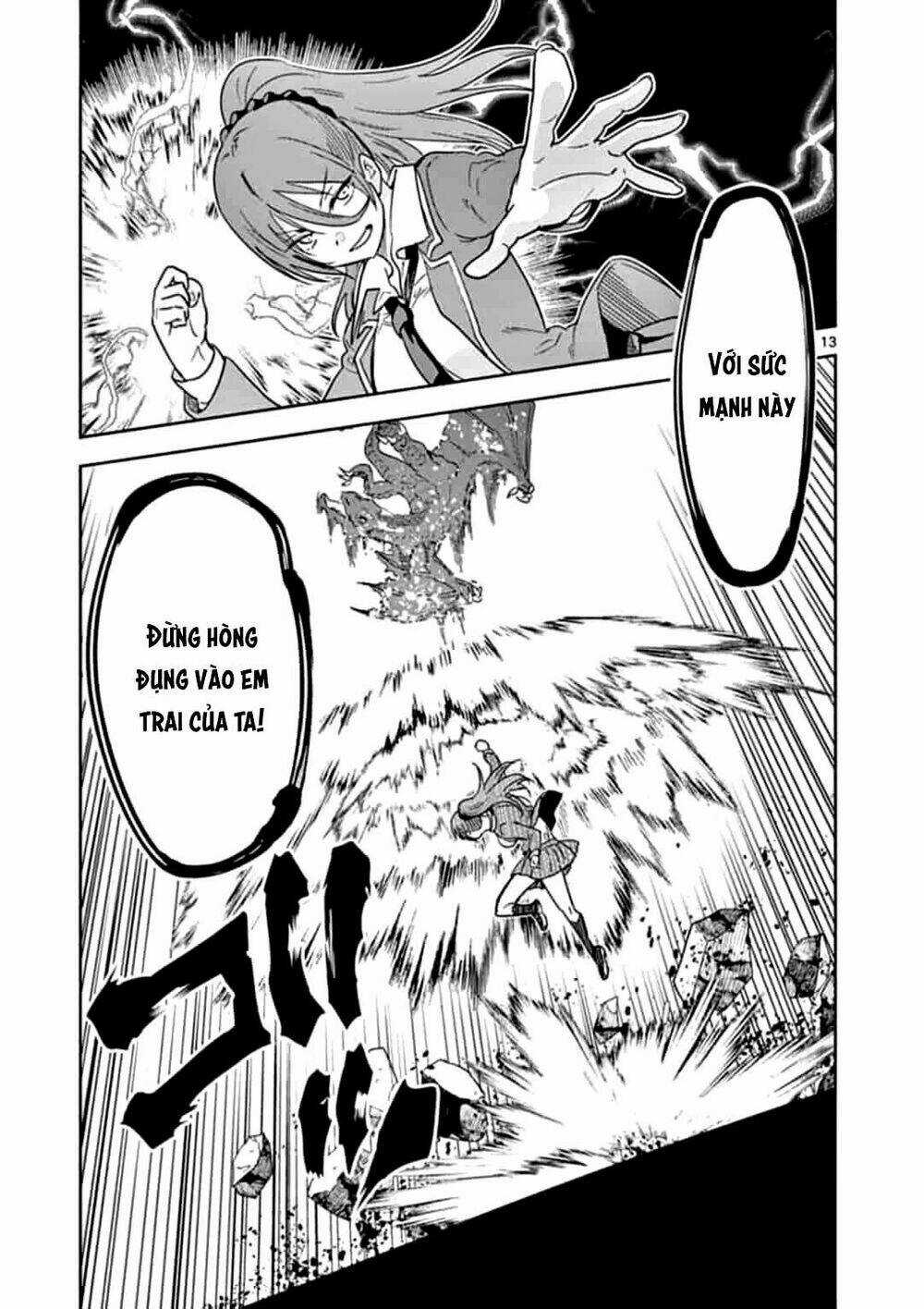 Chuyển Sinh Cùng Bà Chị Đấm Phát Chết Luôn Chapter 2 trang 13