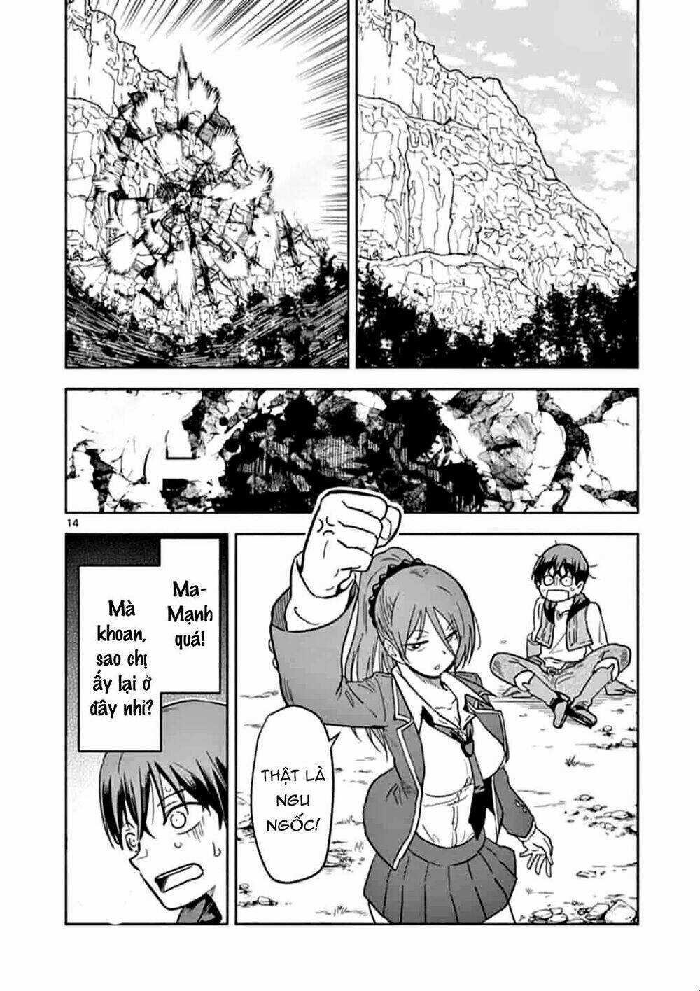 Chuyển Sinh Cùng Bà Chị Đấm Phát Chết Luôn Chapter 2 trang 14