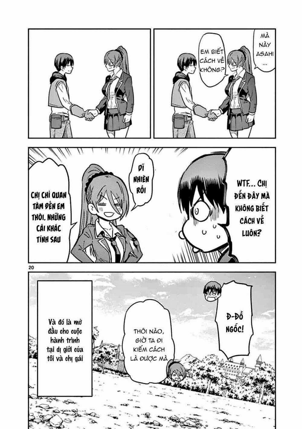 Chuyển Sinh Cùng Bà Chị Đấm Phát Chết Luôn Chapter 2 trang 20