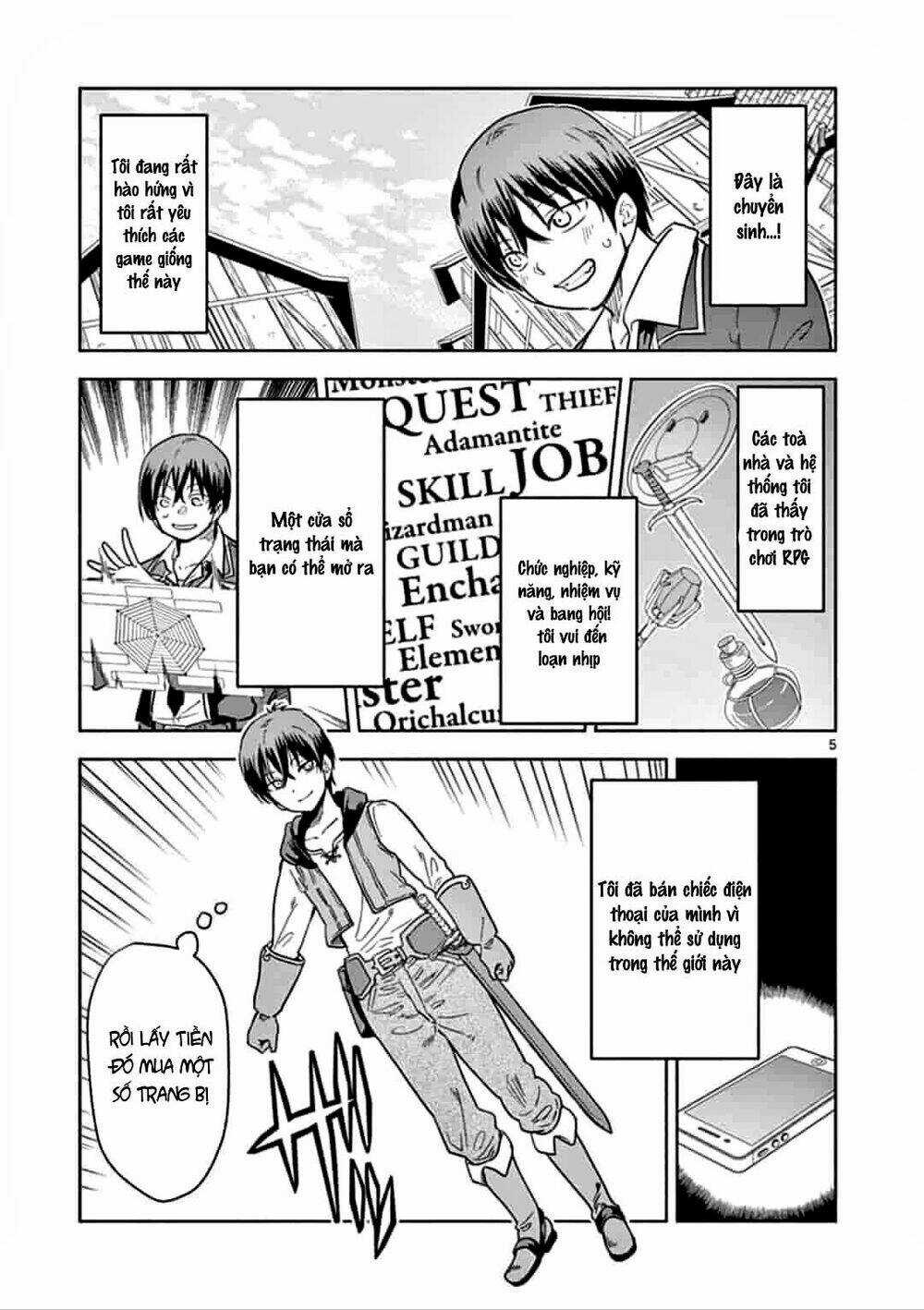 Chuyển Sinh Cùng Bà Chị Đấm Phát Chết Luôn Chapter 2 trang 5