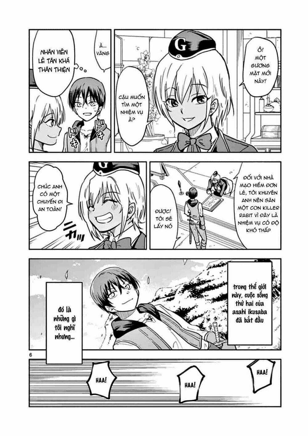 Chuyển Sinh Cùng Bà Chị Đấm Phát Chết Luôn Chapter 2 trang 6