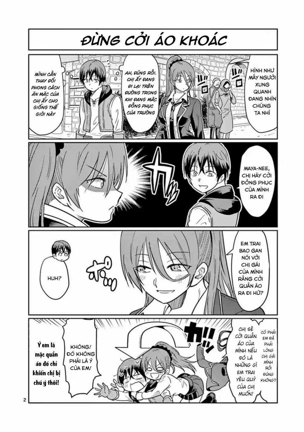 Chuyển Sinh Cùng Bà Chị Đấm Phát Chết Luôn Chapter 3 trang 2