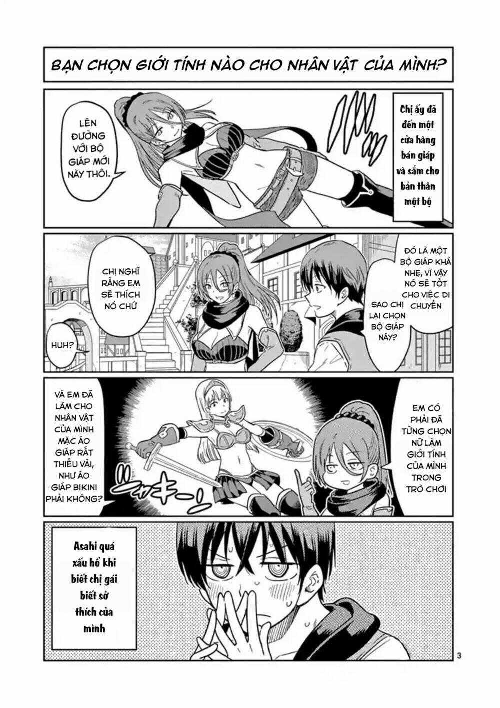 Chuyển Sinh Cùng Bà Chị Đấm Phát Chết Luôn Chapter 3 trang 3