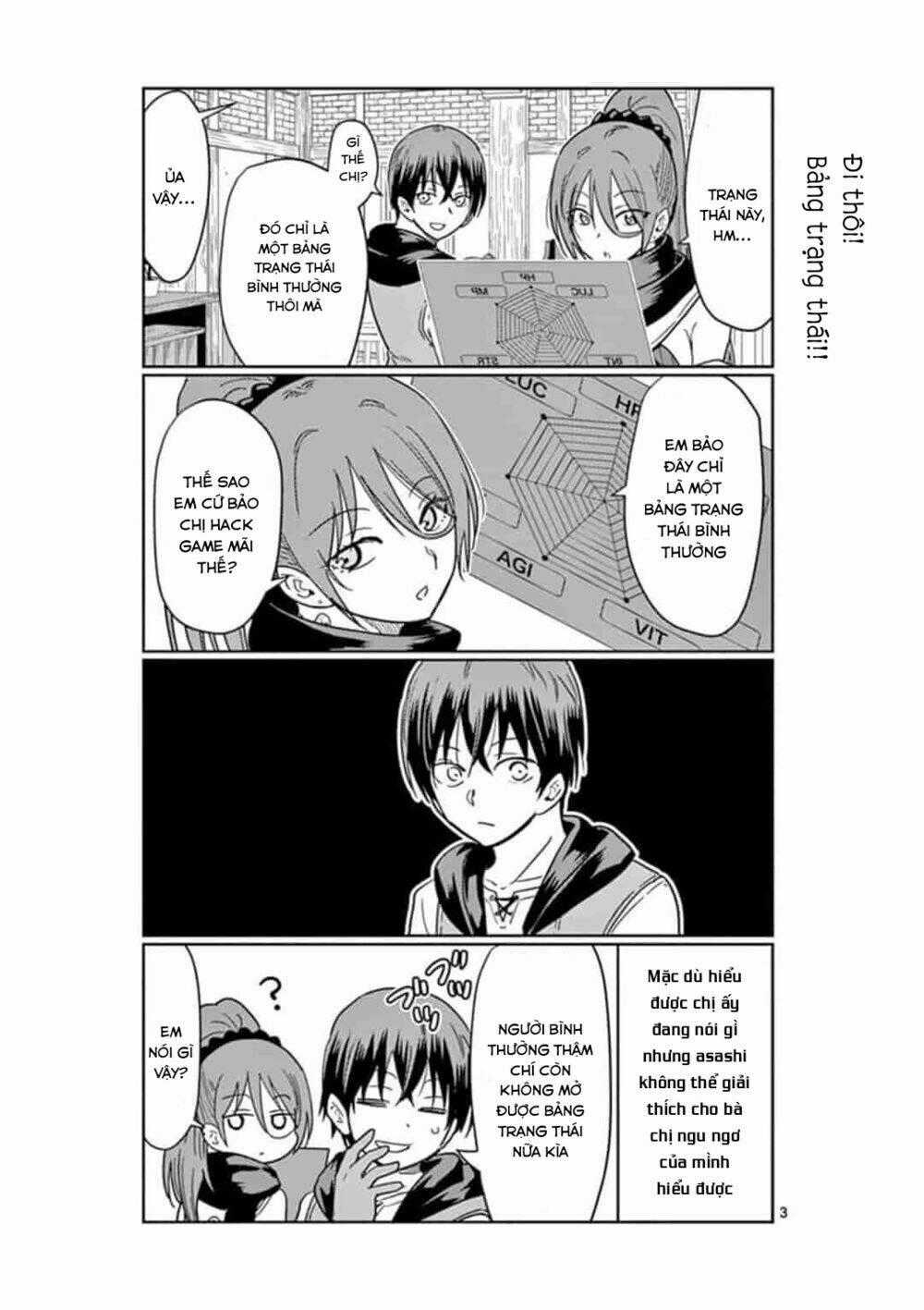 Chuyển Sinh Cùng Bà Chị Đấm Phát Chết Luôn Chapter 4.5 trang 3