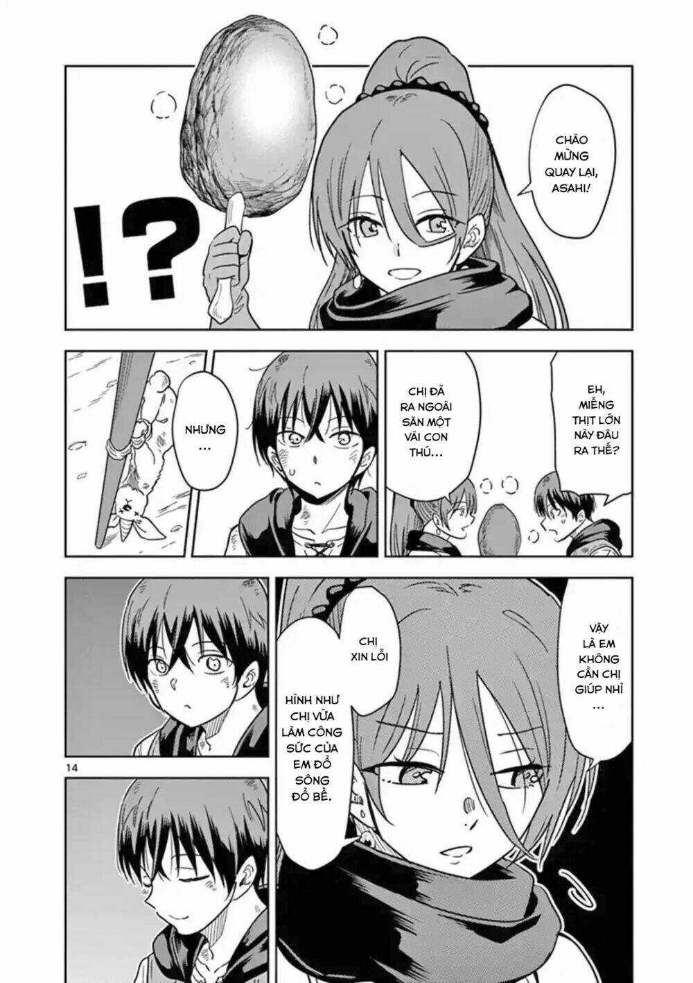 Chuyển Sinh Cùng Bà Chị Đấm Phát Chết Luôn Chapter 4 trang 13