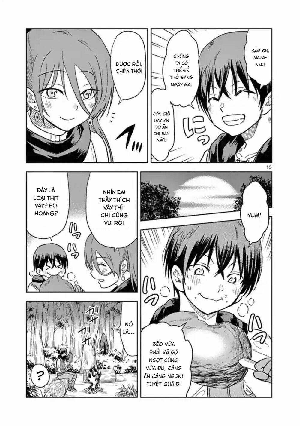 Chuyển Sinh Cùng Bà Chị Đấm Phát Chết Luôn Chapter 4 trang 14