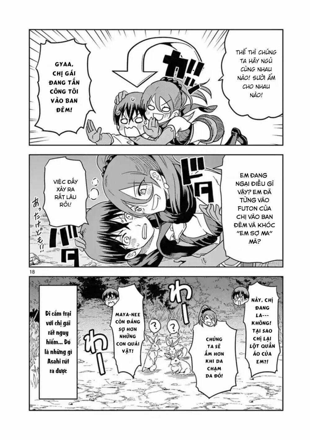 Chuyển Sinh Cùng Bà Chị Đấm Phát Chết Luôn Chapter 4 trang 17